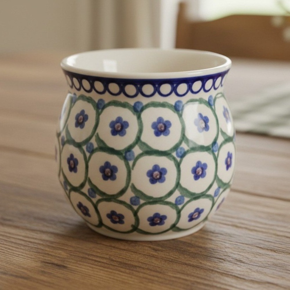 Boleslawiec Polish Pottery Votive Holder Small Vase